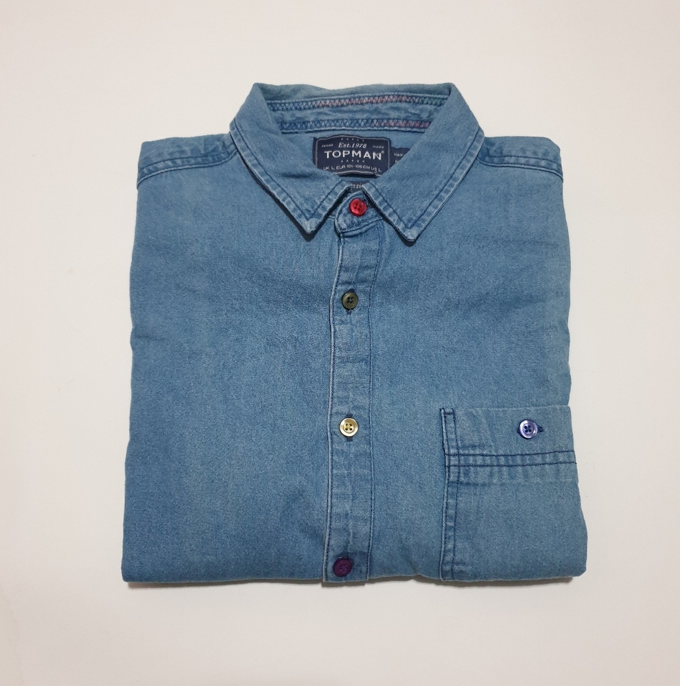 Denim Buttoned Shirt